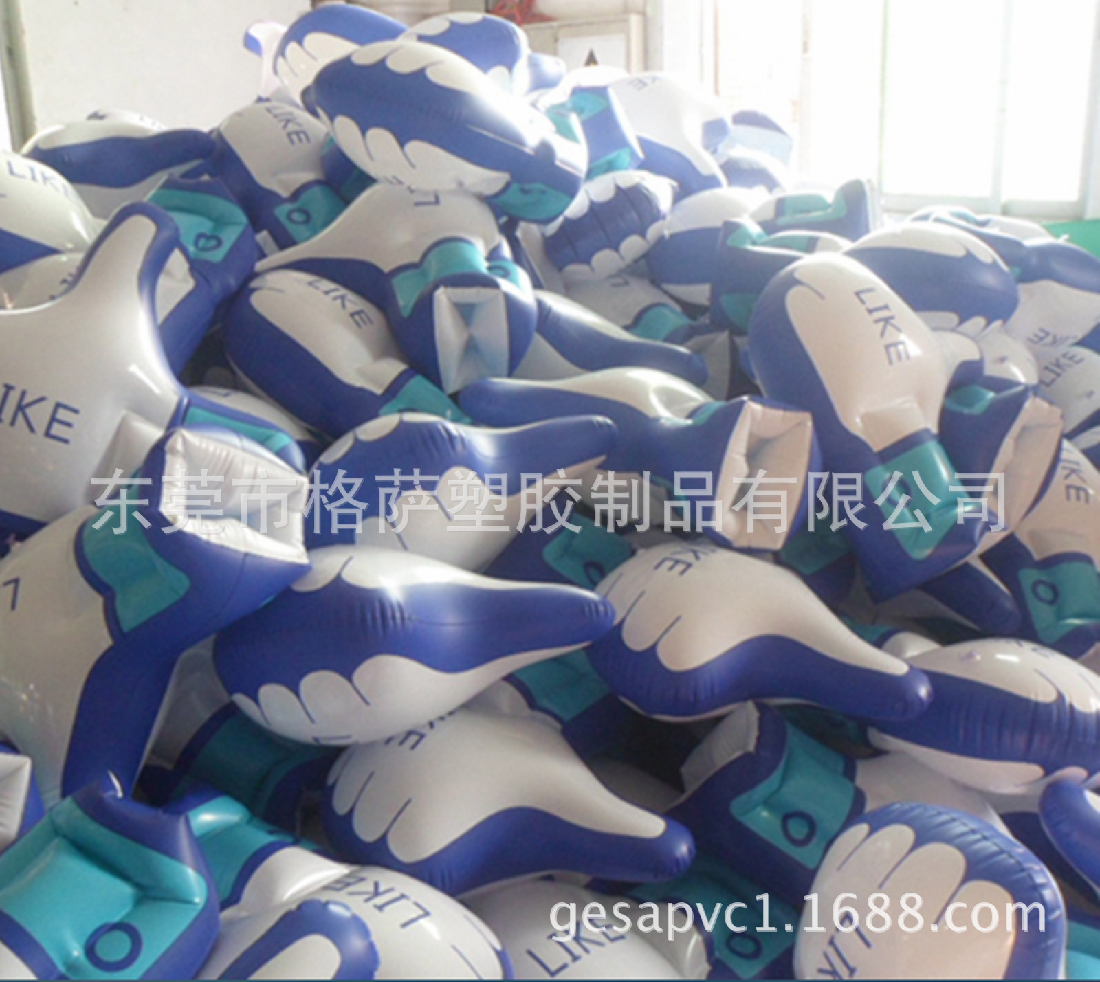Manufacturer Custom printed finger palm inflatable rod Palm la carte…