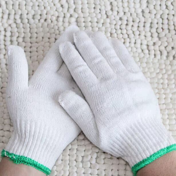 A级灯罩棉手套纱线手套劳保手套 劳保手套