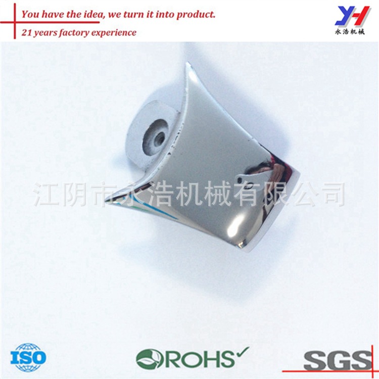 不锈钢管接头，镜面抛光卫浴配件