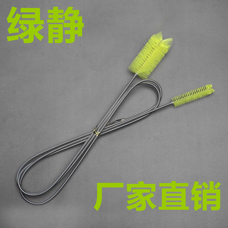 弹簧刷  厂家热销 双头水管清洁弹簧刷水族不锈钢尼龙弹簧水管刷