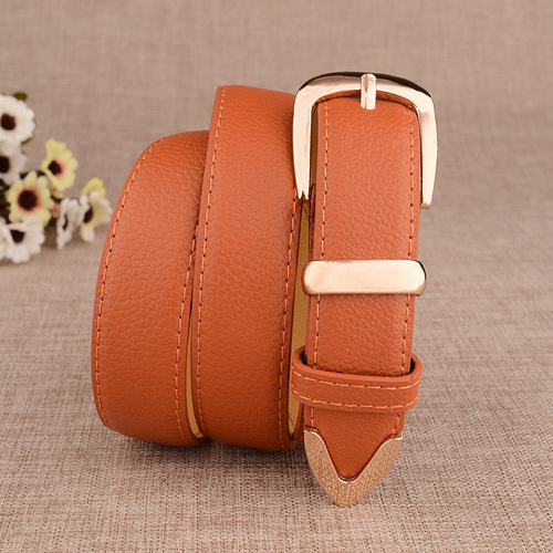 Versatile and fashionable women's casual imitation leather belt, women's new patent leather belt, alloy buckle trouser belt, factory direct sales