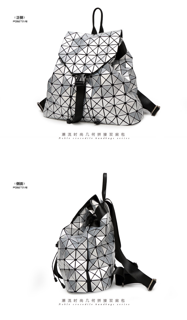 银色拼接背包_15