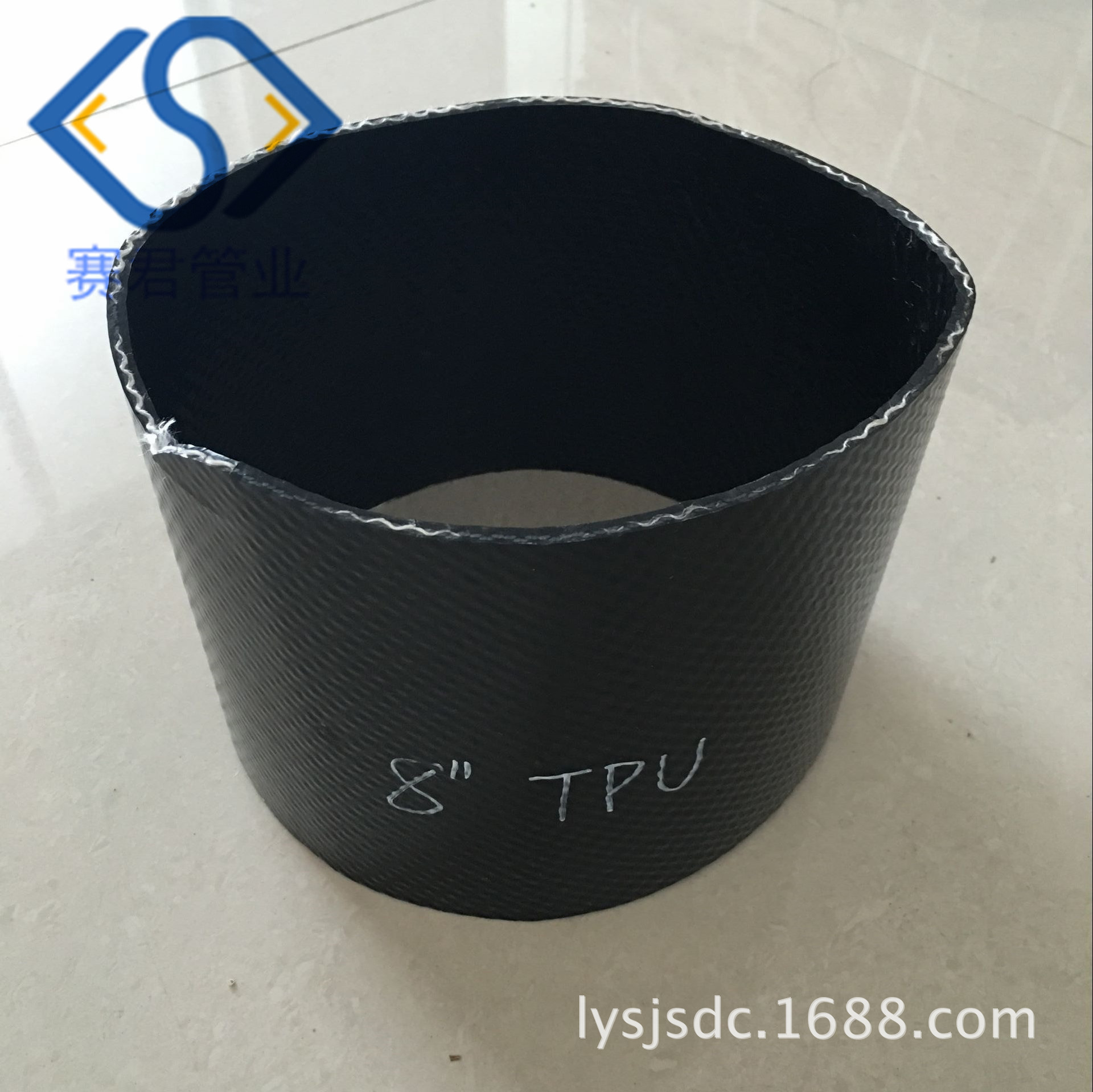 tpu软管厂家生产8寸聚氨酯水带高压适合各种环境使用