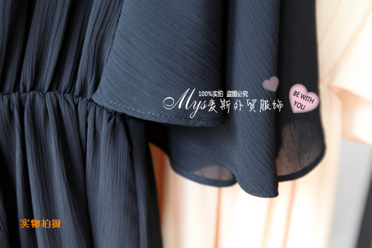 【女神連衣裙OP】韓版*超垂墜感~超長裙飛袖設計