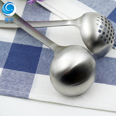 Household Thickened Stainless Steel Hot Pot Spoon Soup Spoon, Heat-Resistant Polished Soup Bowl Soup Drain, Hotel Kitchenware Gift Logo Bulk