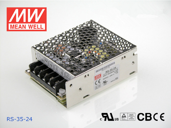 ȫ��ԭװ̨��MEAN WELL��γ���ص�Դ RS-35-24 35W 24V 1.4A �ֻ�