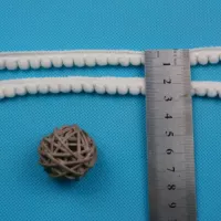Производитель оптовый белый маленький хлопковый шарик кружева креативные DIY модные аксессуары для волос шарик декоративная тканая кружево
