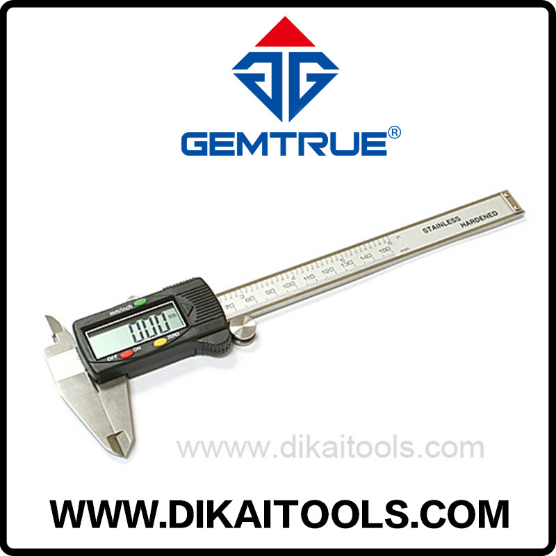 迷你型电子数显 数字游标卡尺0-150mm 不锈钢款