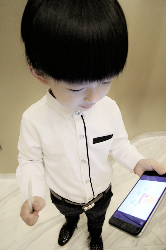 Chemise garcon à manche longue - Ref 2079505 Image 14