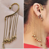 A0014 Europe and America Fashion Jewelry Texture Two-sided Skull Earloop Ears Ear clip