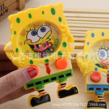 新品海绵宝宝水机套圈圈幼儿园礼品新奇地摊热卖货源儿童玩具批发