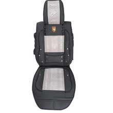 新款跨境汽车座套四季通用全包皮革坐垫固腰立体坐垫汽车内饰批发