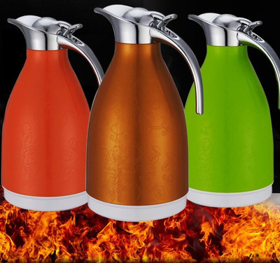 Stainless steel Foam Warmers Warm Bottles Hot and cold Water bottle household Insulation kettle European style Coffee pot High-capacity