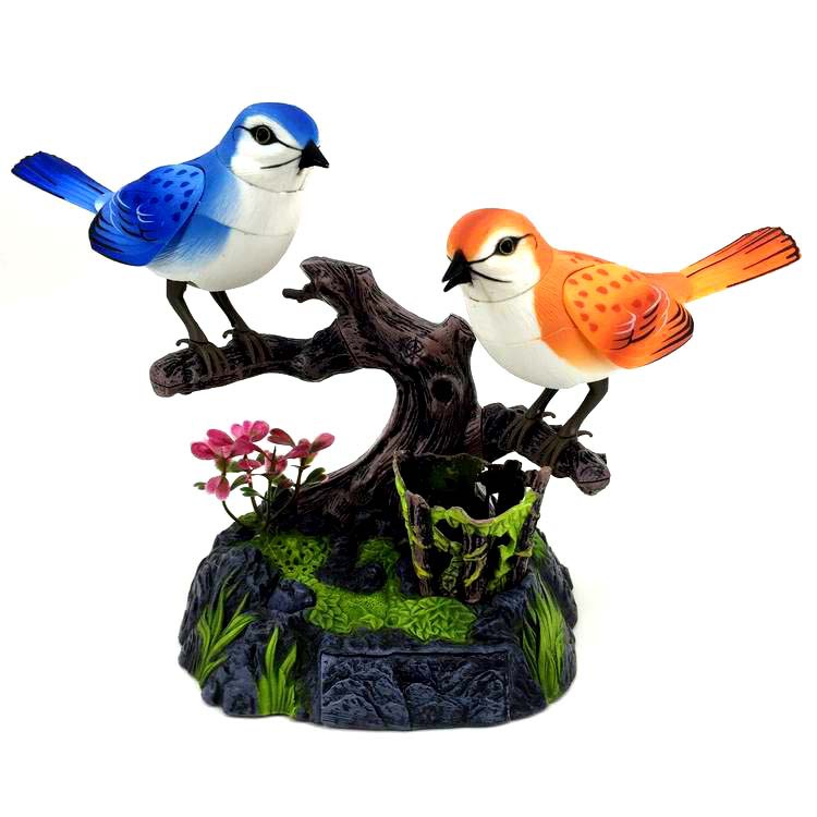 Pájaros de Juguete con Control de Voz Modelo 513 de Plástico Interactivo