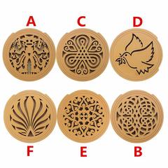 Precise Engraved Acoustic Guitar Sound Hole Cover, Whistleproof, Wooden, Guitar-Specific, 41-inch Guitar Suitable