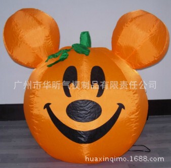 Halloween inflatable pumpkin decoration bar KTV shopping mall scene…