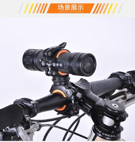 Light stand bicycle flashlight lamp clip front light stand fixed bracket bicycle clip mountain bike riding equipment accessories