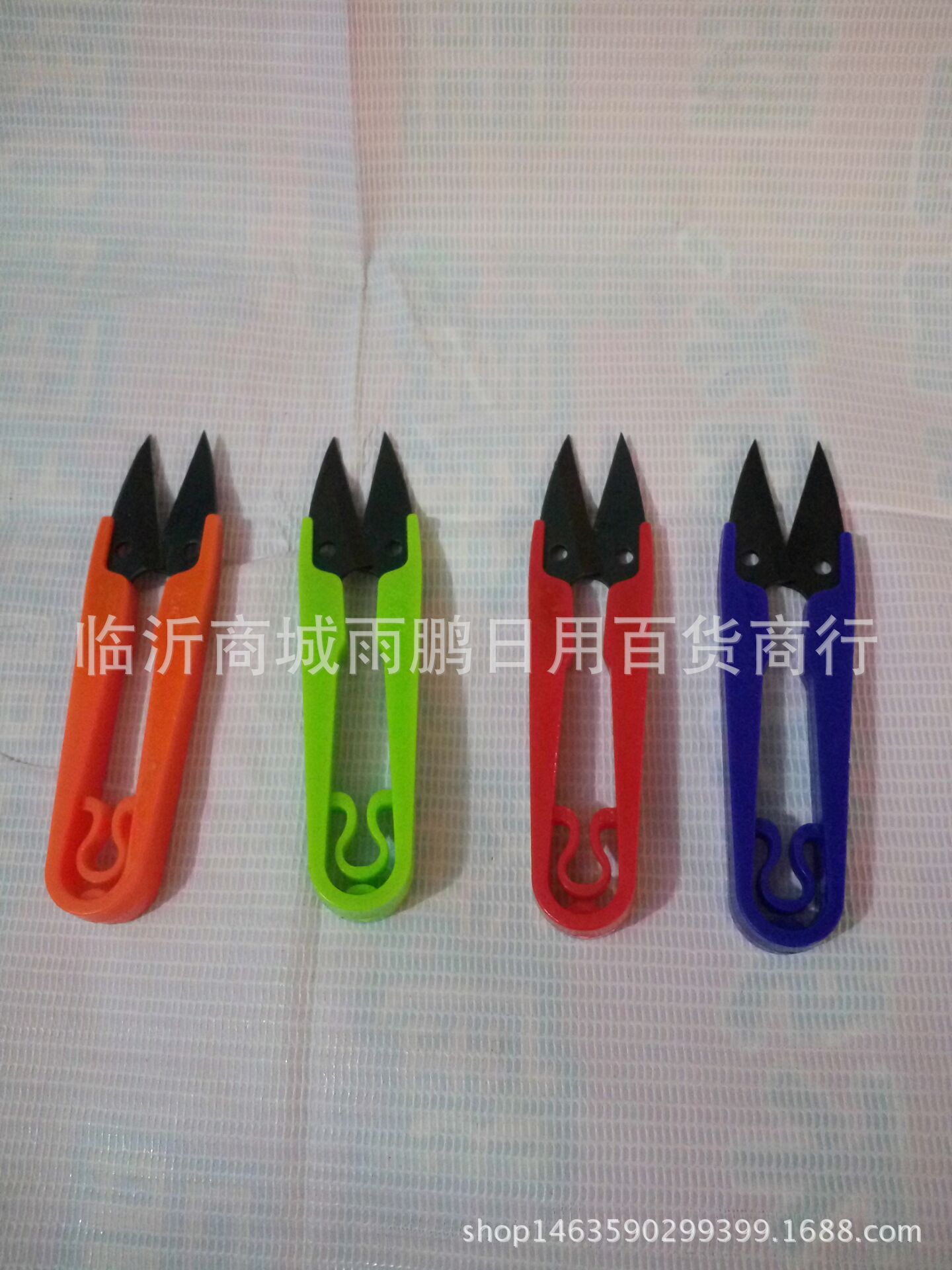 厂家供应家用剪刀不锈钢纱剪剪刀线头u型小剪刀服装小剪子批发