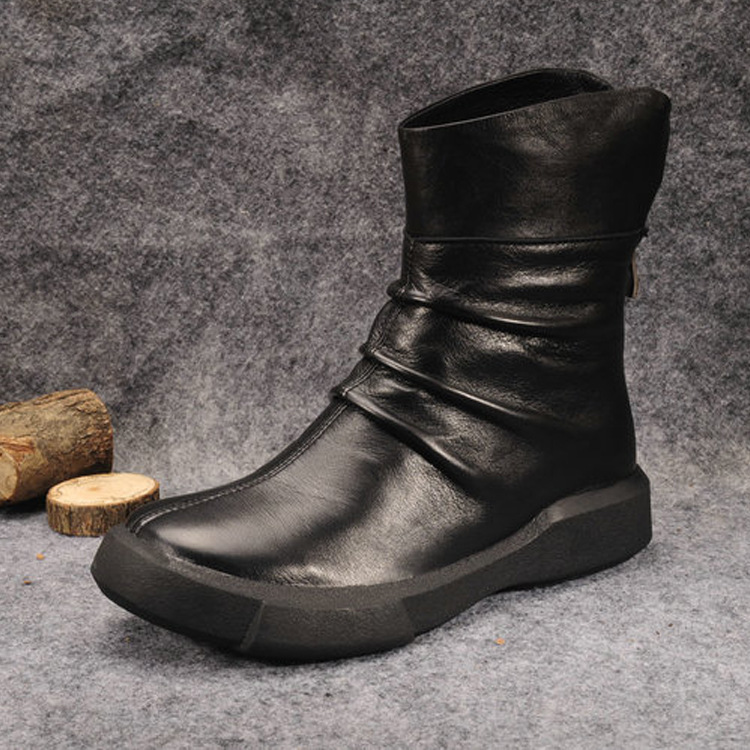 Bottes femme en En cuir - Ref 3354260 Image 3