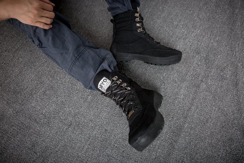 Bottes militaires en toile - porter - Ref 1397086 Image 18