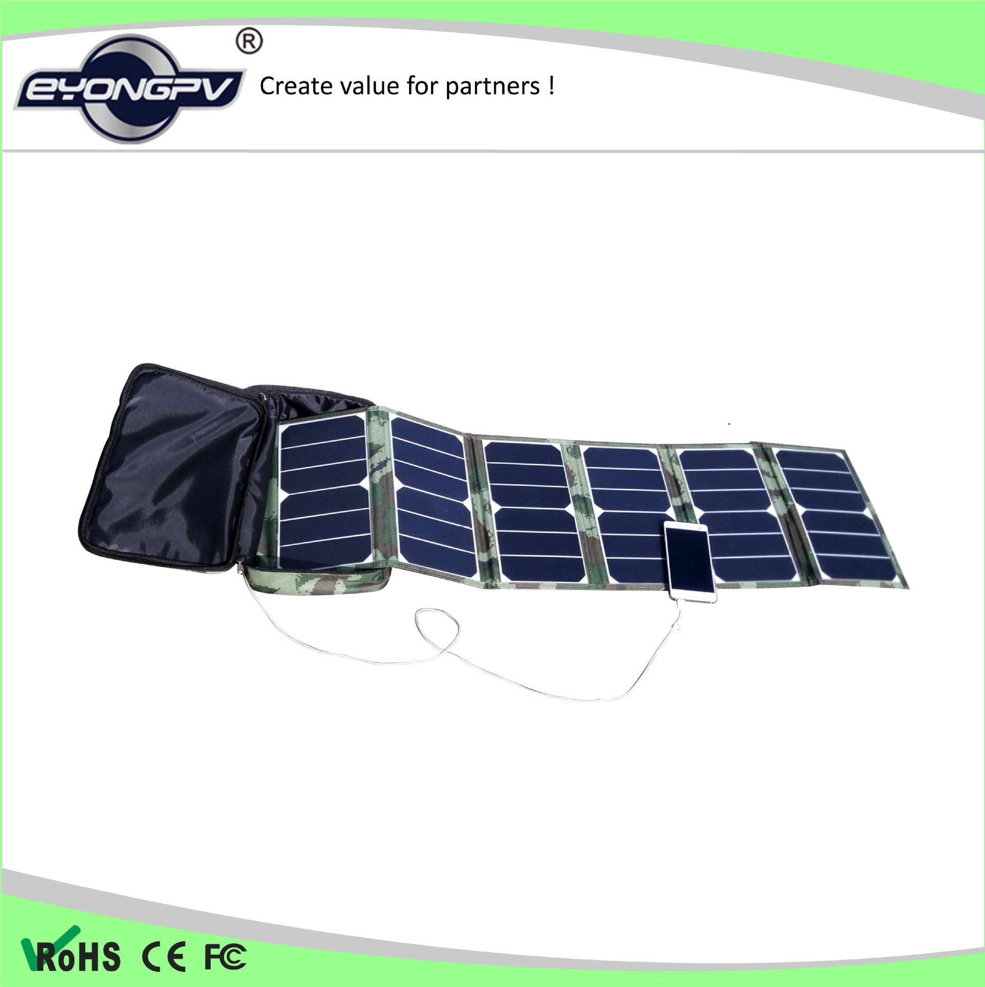 40 w wholesale foldable solar