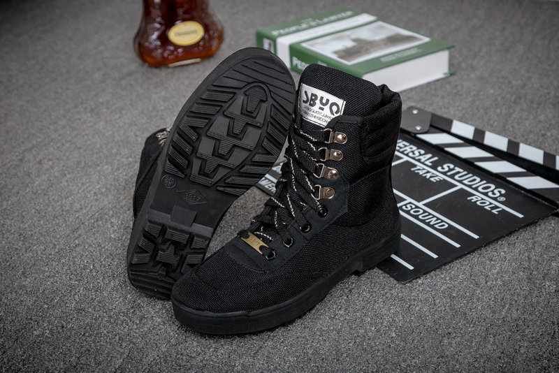 Bottes militaires en toile - porter - Ref 1397086 Image 11