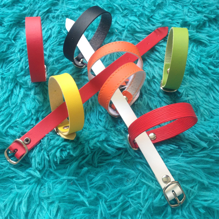 厂家供应库存现货行李牌挂绳多色手腕带行李带PU手带可制做
