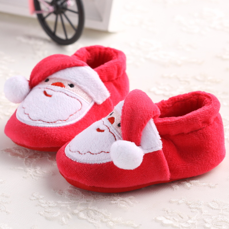 Mr. Claus Soft Slip-Ons