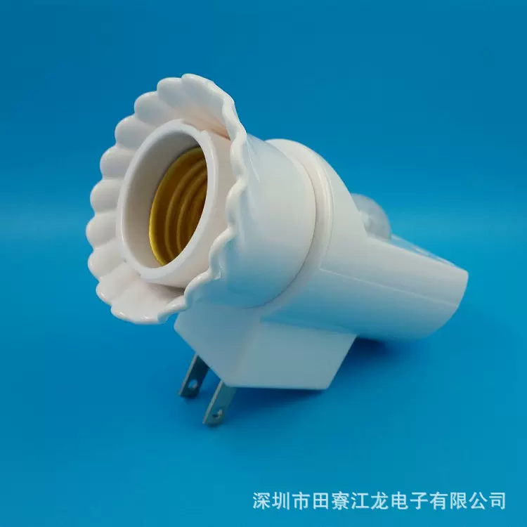 110V人体感应插头E27螺口灯头灯座智能感应开关可调厂家直销现货