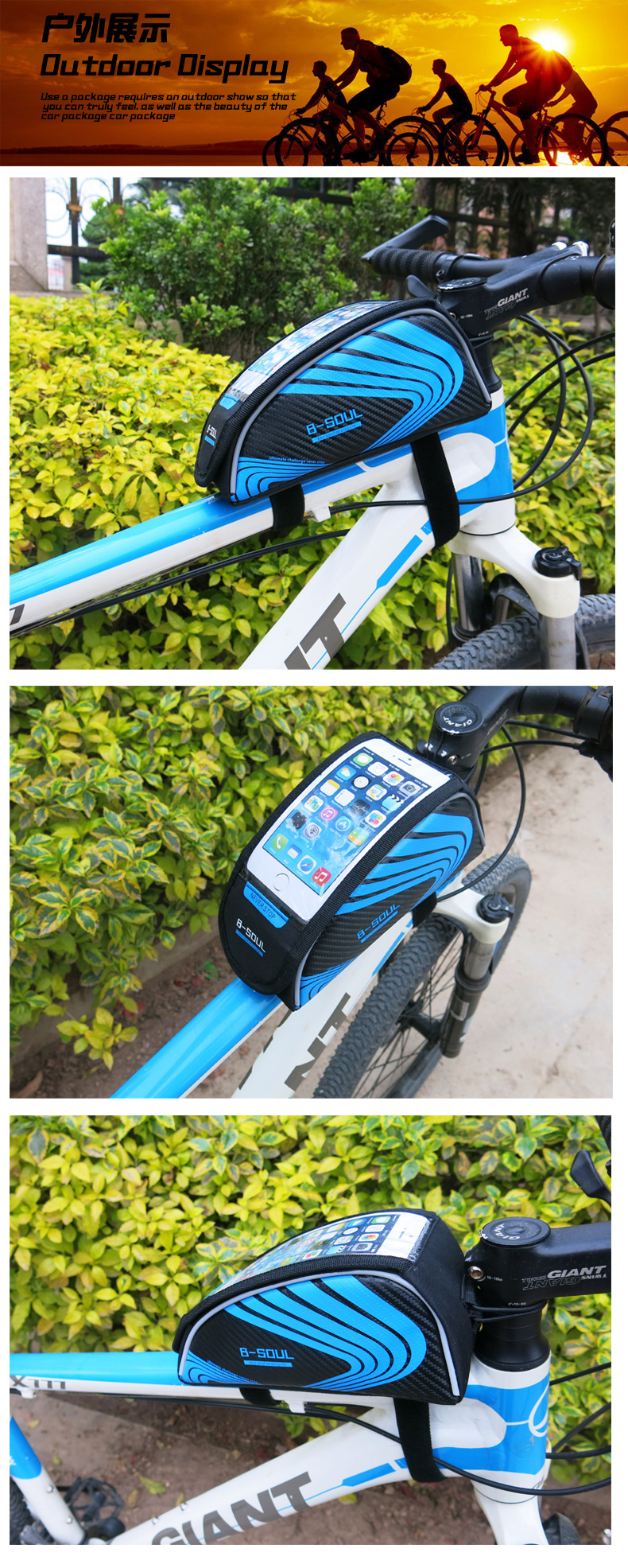 Sacoche pour vélo mixte BSOUL - Ref 2220756 Image 33