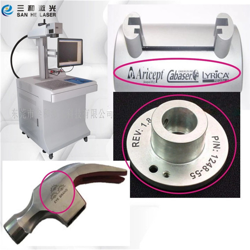 激光光纤金属打标机,塑胶激光打标机|氧化铝打黑不锈钢光纤打码机