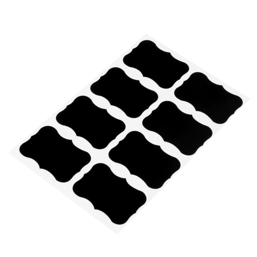 Стикер ярлыка стеклянной бутылки небольшой ярлык классной доски украшение Сообщение Классная бумага