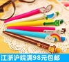 ball pen Push Lovely girl student originality the republic of korea blue Cartoon Oil Pen wholesale