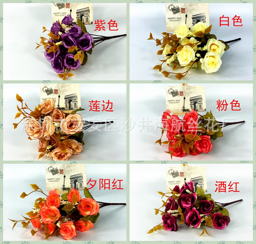14頭波斯玫
