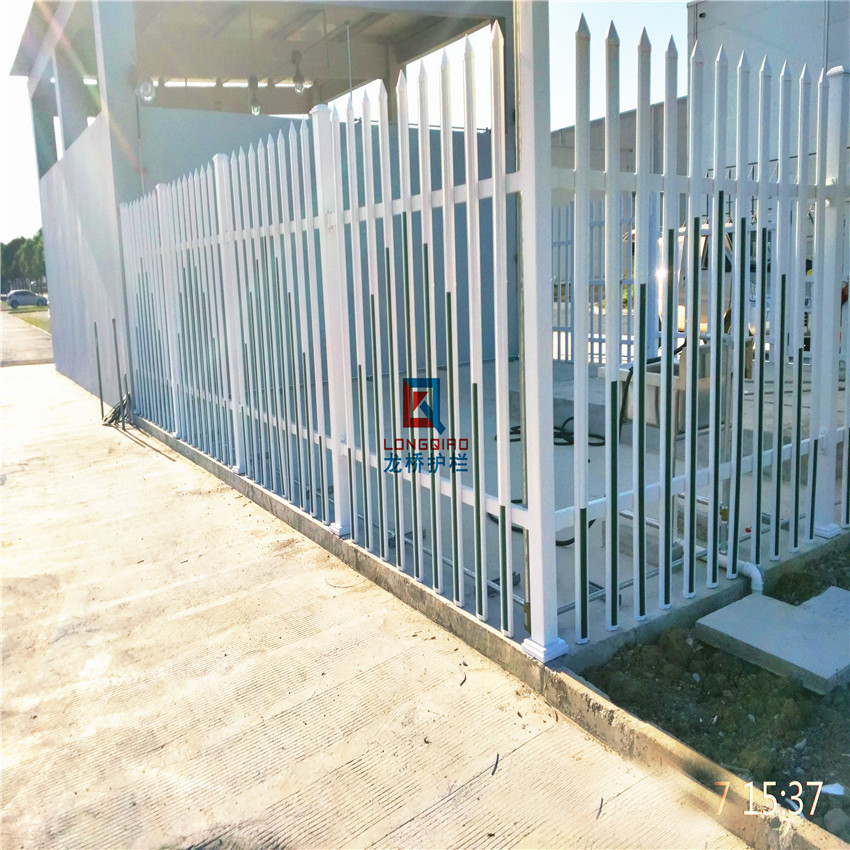 苏州厂房围墙护栏 苏州工厂围墙栅栏 龙桥护栏专业生产