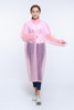 Street matte fashionable raincoat PVC, increased thickness