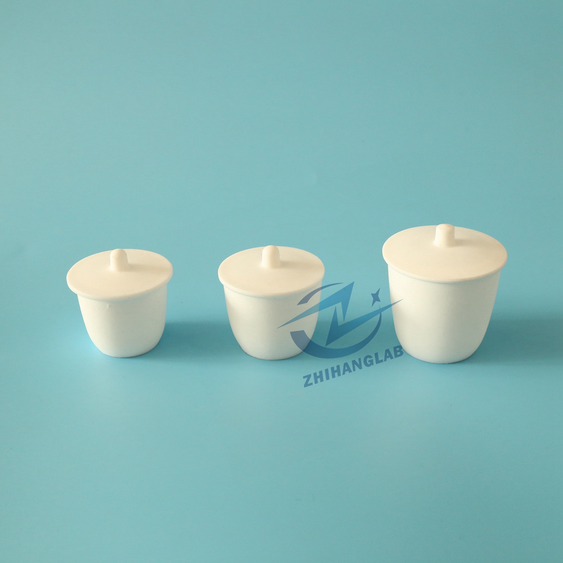 ZPC-50 实验用四氟坩埚带盖 聚四氟乙烯坩埚 50ml