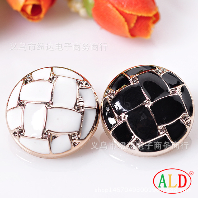 High-end Korean-style oil button brand fashion coat button women's suit suit environmental protection button wholesale