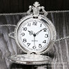 Train, necklace, classic retro quartz pocket watch, nostalgia