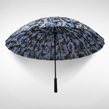 军旅情怀24骨迷彩晴雨伞直杆伞多色可选超大时尚遮阳伞直柄伞