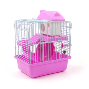 (Продвижение в конце года) Doublemouse Hamster Cage Hamster Villa Villa маленький замок маленький город замок -хомя