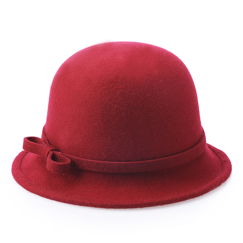 2020 otoño e invierno nuevo irregular ala superior sombrero de fieltro sombrero de lana pura sombrero de lana ventas directas de la fábrica