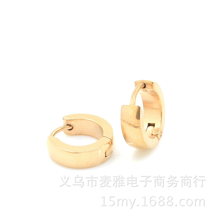 Серьги из нержавеющей стали, клипсы, аксессуар, европейский стиль, оптовая продажа