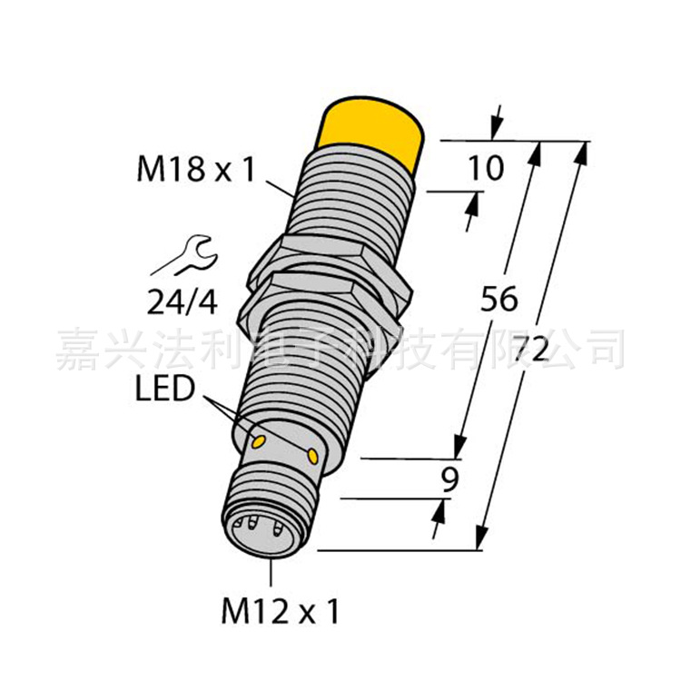 图尔克高频读写头TN-EM18WD-H1147RFID读写器读头