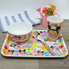 Children's cartoon tableware, set, 4 piece set, wholesale