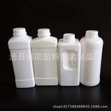 1000ml牆紙基膜液體瓶 帶刻度手提試劑塑料方形 化工塑料 農葯瓶