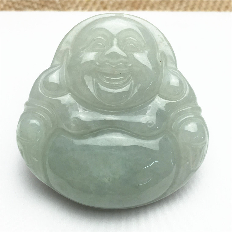 緬甸翡翠a貨玉石彌勒佛大肚大號佛公掛件吊墜工藝品廠家批發