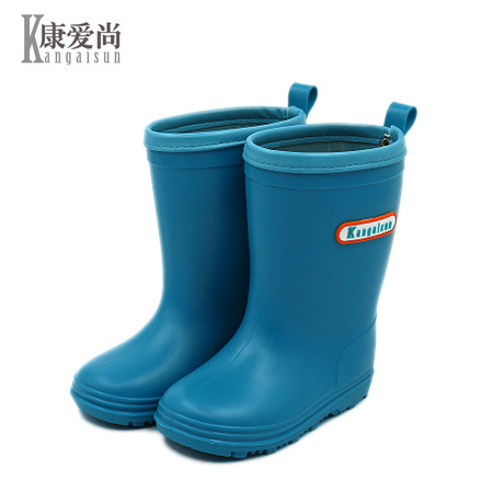 Giày cao cổ trẻ em Kang Ai Shang đôi giày cao cổ màu bé trai và bé gái bốn mùa nhẹ nhàng không trơn trượt thương mại cao su nước ngoài ủng đi mưa Giày đi mưa