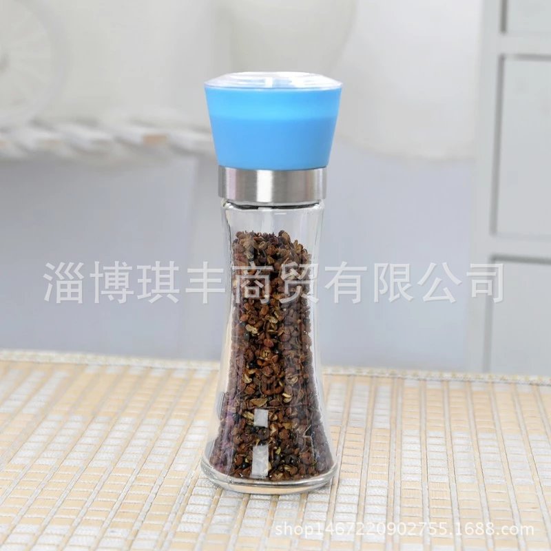 304不锈钢胡椒研磨器 家用厨房陶瓷芯胡椒研磨瓶 手动胡椒研磨器