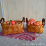 Фруктовая круглая портативная скандинавская корзина для хранения, хлеб, скандинавский стиль